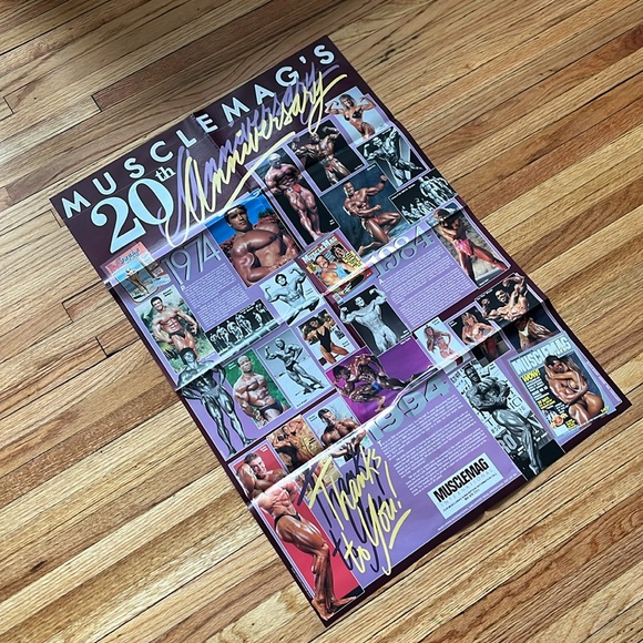 Vintage MuscleMag Poster / 1994 - Picture 2 of 6